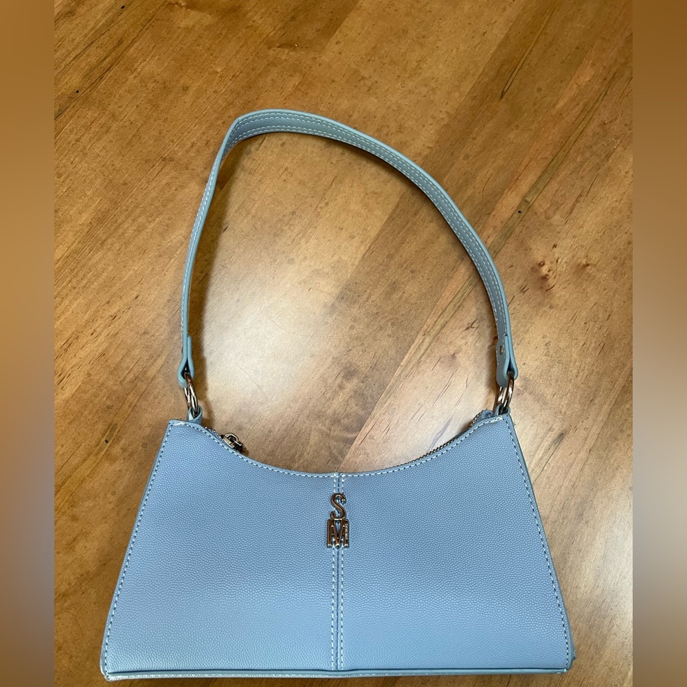 Steve Madden Pale Blue Shoulder Bag with Top Handle